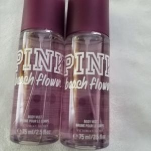 Set of two Pink Beach Flower